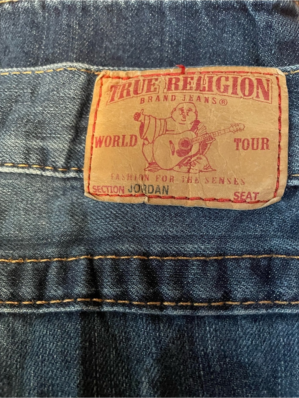 True Religion Men’s Distressed Denim Jordan Jeans - Picture 10 of 15
